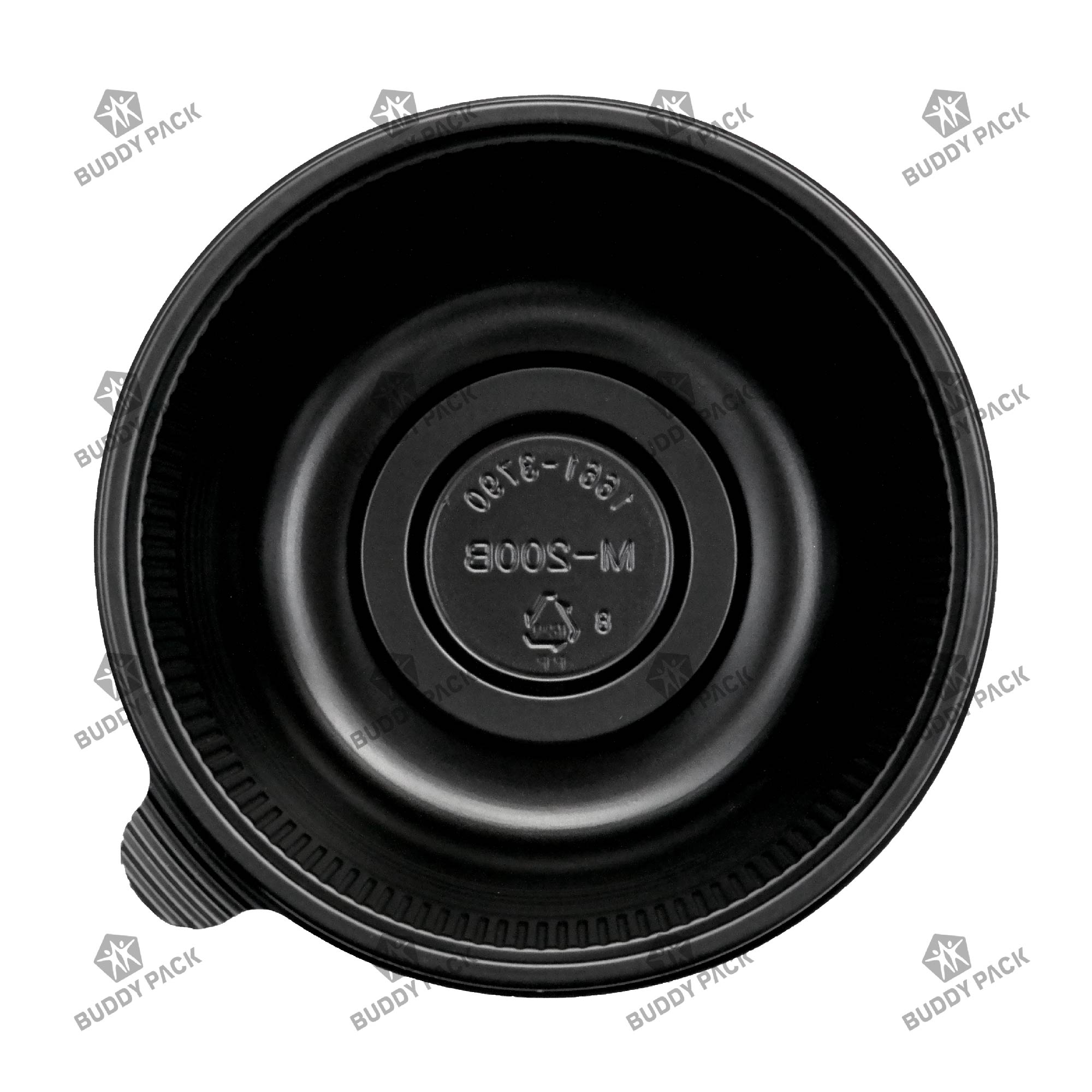 미니탕용기 비빔밥 냉면 칼국수용기 M-200B 검은색300개(평뚜껑)